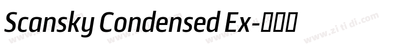 Scansky Condensed Ex字体转换